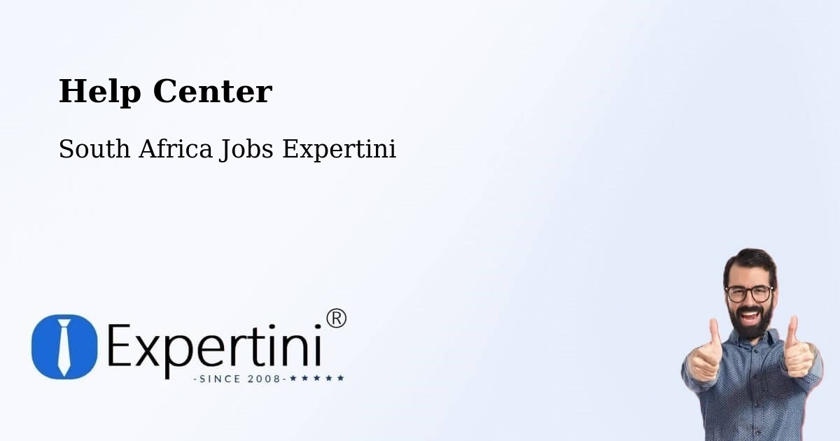 Help Center – Caledon - South Africa Jobs Expertini